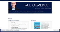 Desktop Screenshot of paulormerod.com