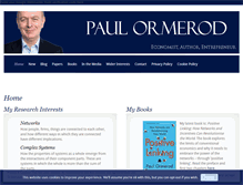 Tablet Screenshot of paulormerod.com